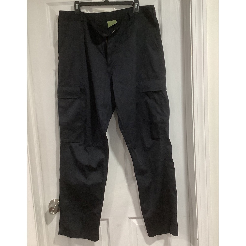 Mens Cargo Pants Size 35-39 Dark Black